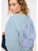 MAZINE Sweatshirt "Monica" lichtblauw