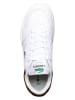 Lacoste Leder-Sneakers in Weiß/ Rot