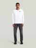 G-Star Longsleeve in Weiß