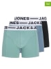 Jack & Jones Bokserki (3 pary) w kolorze czarno-turkusowo-błękitnym
