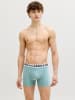 Jack & Jones 3er-Set: Boxershorts in Hellblau/ Türkis/ Schwarz