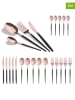 Berlinger Haus 24-delige bestekset zwart/roségoudkleurig