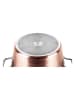 Berlinger Haus 2tlg. Set: Kasserolle "Hammered Copper Collection" in Kupfer - Ø 24 cm