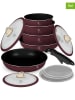 Berlinger Haus 13-delige pannenset "Leonardo Nordic Collection" rood