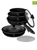 Berlinger Haus 9-delige kookgereiset "Matte Black Collection" zwart