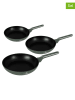 Berlinger Haus 3-delige set: braadpannen "Matte Green Collection" groen