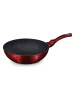 Berlinger Haus Wok "Metallic Line" bordeaux/rood - Ø 28 cm