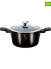 Berlinger Haus 2-delige set: braadpan met deksel "Primal Gloss Collection" zwart - Ø 24 cm
