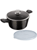 Berlinger Haus 2-delige set: braadpan met deksel "Primal Gloss Collection" zwart - Ø 24 cm