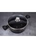 Berlinger Haus 2-delige set: braadpan met deksel "Primal Gloss Collection" zwart - Ø 24 cm