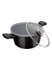 Berlinger Haus 2-delige set: pan "Primal Gloss Collection" zwart - Ø 28 cm