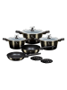 Berlinger Haus 10tlg. Kochgeschirr-Set "Primal Gloss Collection" in Braun