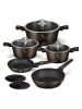 Berlinger Haus 10tlg. Kochgeschirr-Set "Primal Gloss Collection" in Braun