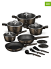 Berlinger Haus 15tlg. Kochgeschirr-Set "Primal Gloss Collection" in Braun