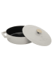 Berlinger Haus 2tlg. Set: Gusseiserner Shallow Pot "Cast Iron -Cream Collection"  - Ø 26 cm