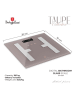 Berlinger Haus Personenwaage ''Taupe Collection'' in Beige - (B)30 x (H)30 cm