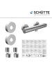 Schütte Thermostat-Duscharmatur ''Monza'' in Chrom