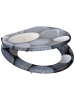Schütte Toiletbril met softclose "Stones" grijs