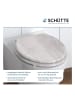 Schütte Toiletbril met softclose "Light wood" grijs