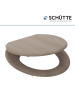 Schütte WC-Sitz mit Absenkautomatik "Modern Wood" in Hellbraun