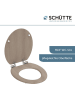 Schütte Toiletbril met softclose "Modern Wood" lichtbruin