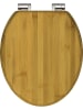 Schütte WC-Sitz mit Absenkautomatik "Bambus" in Hellbraun