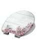 Schütte Toiletbril met softclose "Flowers & Wood" lichtroze/wit