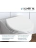 Schütte Wolnoopadająca deska WC w kolorze białym