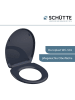Schütte Wolnoopadająca deska WC w kolorze antracytowym