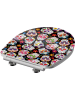Schütte Toiletbril met softclose "Crazy skull" meerkleurig