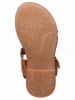 kmins Leder-Sandalen in Hellbraun