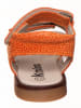 kmins Leder-Sandalen in Orange