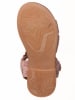 kmins Leder-Sandalen in Rosa