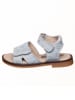 kmins Leder-Sandalen in Hellblau