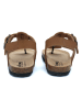 billowy Sandalen in Hellbraun