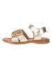POM POM Leren sandalen goudkleurig