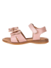 POM POM Leder-Sandalen in Rosa