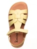 kmins Leder-Sandalen in Gelb