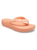Crocs Teenslippers "Classic Platform" oranje