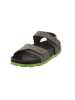 superfit Leder-Sandalen in Dunkelgrau