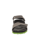 superfit Leren sandalen donkergrijs