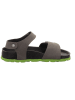 superfit Leren sandalen donkergrijs