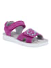 Richter Shoes Leder-Sandalen "Sofia" in Fuchsia
