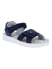 Richter Shoes Leder-Sandalen "Sofia" in Dunkelblau