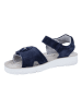 Richter Shoes Leder-Sandalen "Sofia" in Dunkelblau