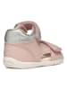 Geox Sandalen "Tapuz" in Rosa/ Silber