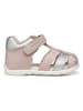 Geox Halbsandalen "Elthan" in Rosa/ Silber