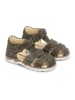Bundgaard Leder-Halbsandalen "Sofus" in Khaki