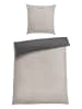 Schiesser Feinbiber-Bettwäsche-Set ''Doubleface'' in Grau