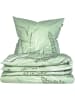 Schiesser Komplet pościeli renforcé "Annic" w kolorze zielonym